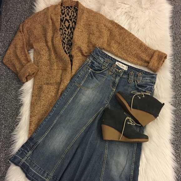 Next Jeans Dresses & Skirts - Denim | midi skirt | simply adorable